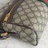 Gucci GG Supreme Monogram Web Small Ophidia Shoulder Bag Brown