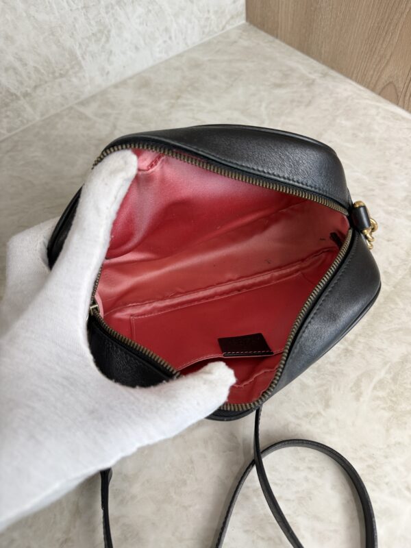 Gucci Matelasse Small GG Marmont Black and White