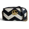 Gucci Matelasse Small GG Marmont Black and White