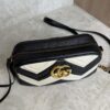 Gucci Matelasse Small GG Marmont Black and White