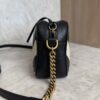 Gucci Matelasse Small GG Marmont Black and White