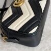 Gucci Matelasse Small GG Marmont Black and White