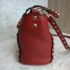 Valentino Garavani Pebbled Calfskin Mini Rockstud Tote