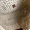 Saint Laurent (YSL) Natural Raffia And Brown Leather Le 5 A 7 Shoulder Bag
