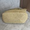 Saint Laurent (YSL) Natural Raffia And Brown Leather Le 5 A 7 Shoulder Bag