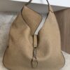 Gucci Beige Pebbled Leather Soft Jackie Hobo Bag