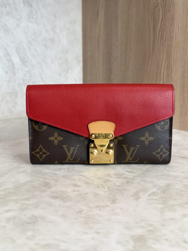 Louis Vuitton Monogram Pallas Wallet Cherry