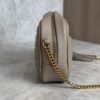 Saint Laurent Matelasse Monogram Mini Lou Camera Bag Beige and Gold Hardware