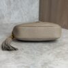 Saint Laurent Matelasse Monogram Mini Lou Camera Bag Beige and Gold Hardware