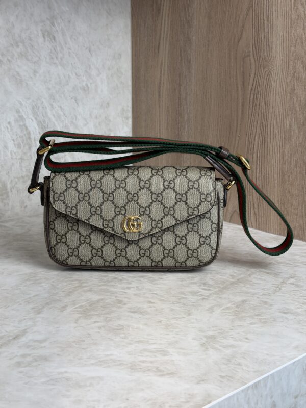 Gucci GG Supreme Canvas Ophidia Pochette