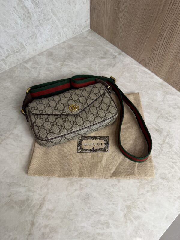 Gucci GG Supreme Canvas Ophidia Pochette