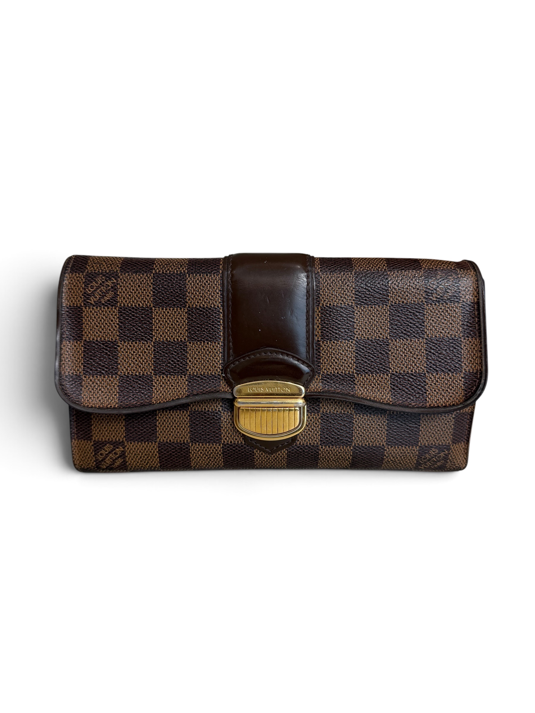 Louis Vuitton Damier Ebene Sistina Wallet