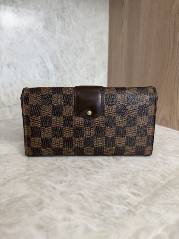 Louis Vuitton Damier Ebene Sistina Wallet