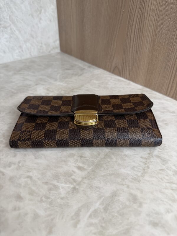 Louis Vuitton Damier Ebene Sistina Wallet