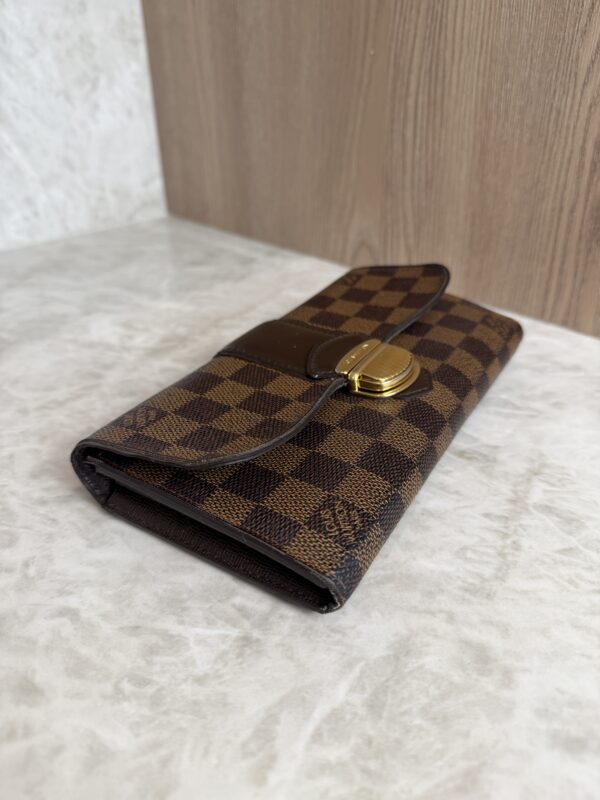 Louis Vuitton Damier Ebene Sistina Wallet