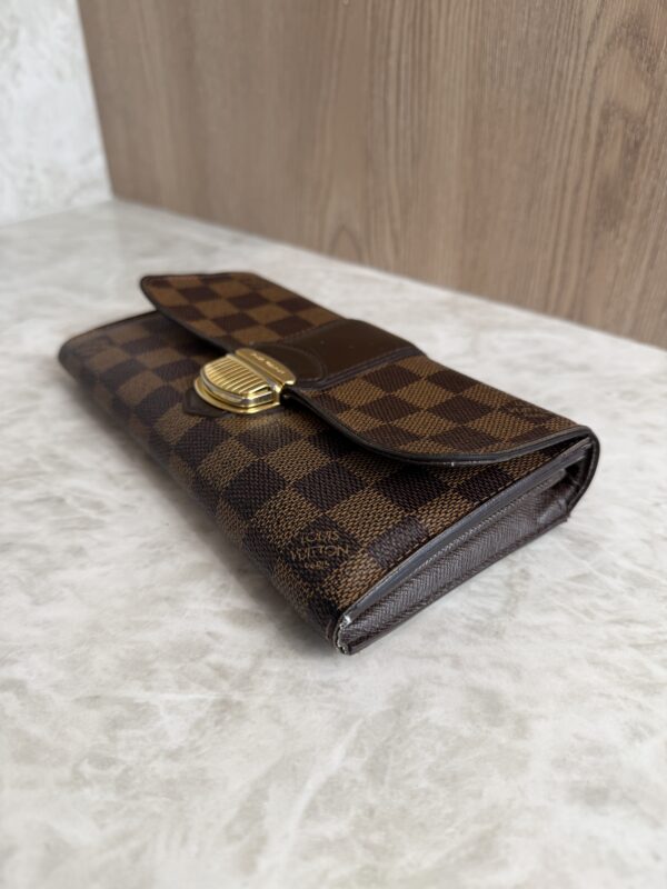 Louis Vuitton Damier Ebene Sistina Wallet