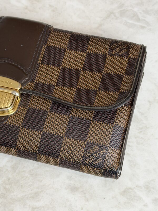 Louis Vuitton Damier Ebene Sistina Wallet