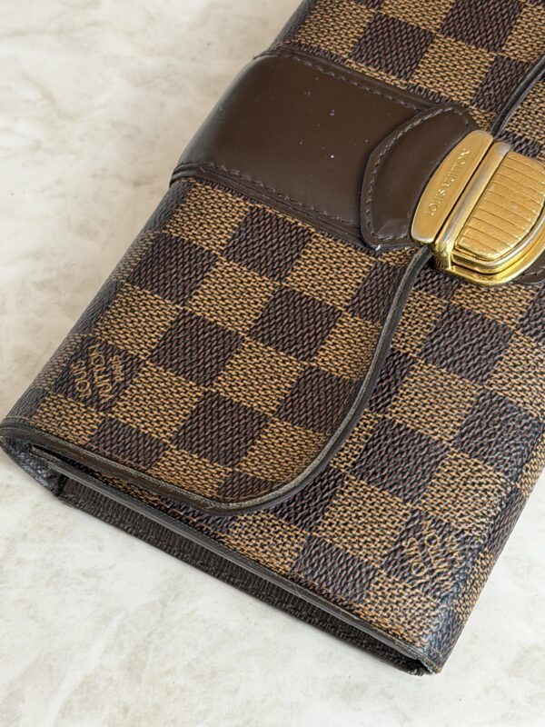 Louis Vuitton Damier Ebene Sistina Wallet