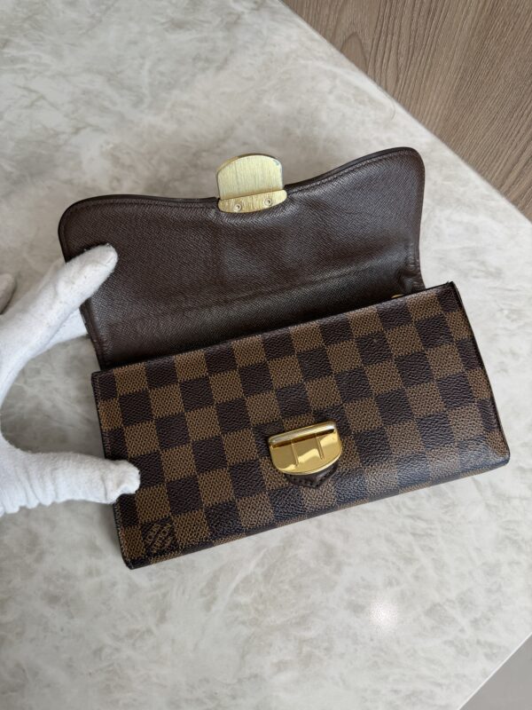 Louis Vuitton Damier Ebene Sistina Wallet