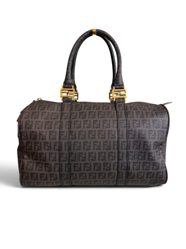 Fendi Zucchino Boston Bag