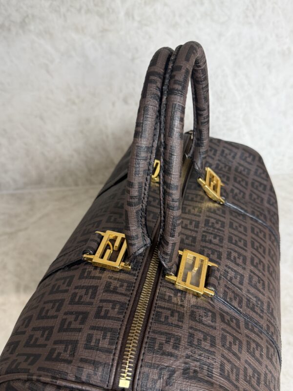 Fendi Zucchino Boston Bag
