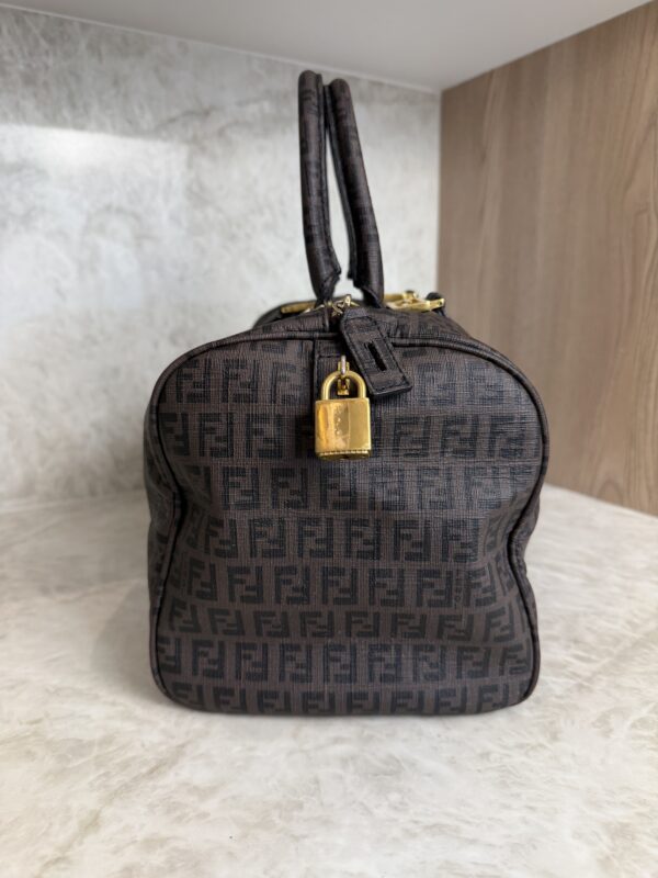 Fendi Zucchino Boston Bag
