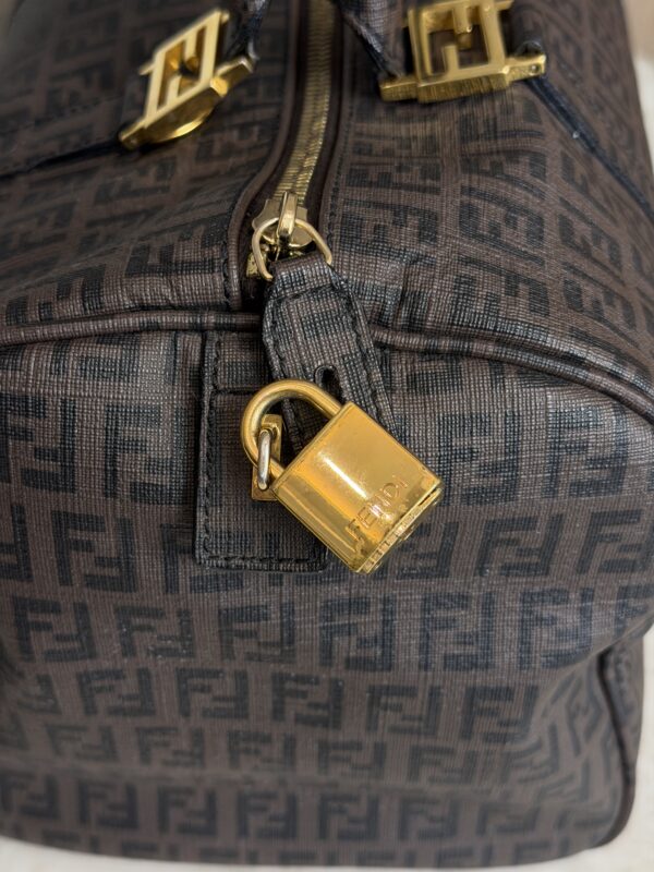 Fendi Zucchino Boston Bag