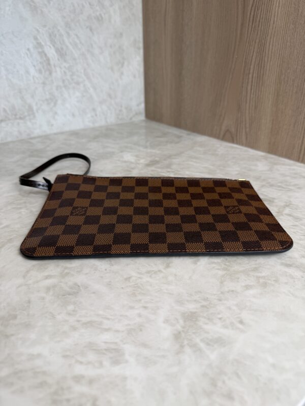 Louis Vuitton LV Damier Ebene Neverfull MM GM Pochette Red