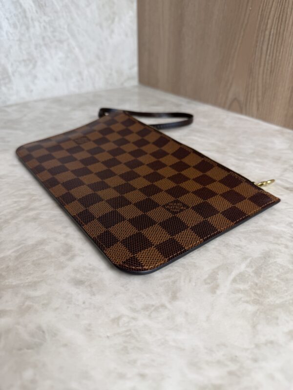 Louis Vuitton LV Damier Ebene Neverfull MM GM Pochette Red