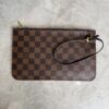 Louis Vuitton LV Damier Ebene Neverfull MM GM Pochette Red