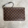 Louis Vuitton LV Damier Ebene Neverfull MM GM Pochette Red