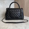 Chanel Caviar Quilted Small Coco Handle Flap Black