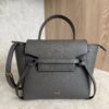 Celine Grained Calfskin Nano Belt Bag Dark Grey