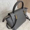 Celine Grained Calfskin Nano Belt Bag Dark Grey