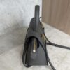 Celine Grained Calfskin Nano Belt Bag Dark Grey