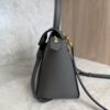 Celine Grained Calfskin Nano Belt Bag Dark Grey