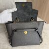 Celine Grained Calfskin Nano Belt Bag Dark Grey