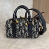 Christian Dior Groove 17 Nano Bag Blue Dior Oblique Jacquard
