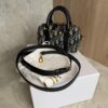 Christian Dior Groove 17 Nano Bag Blue Dior Oblique Jacquard