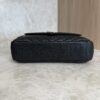 Saint Laurent (YSL) Sheepskin Matelasse Chevron Monogram Medium College Bag Black