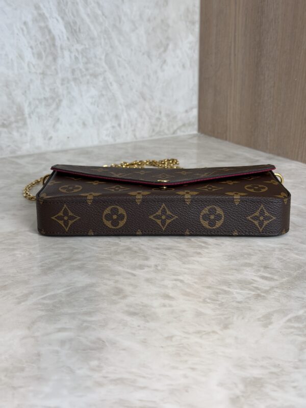 Louis Vuitton Monogram Pochette Felicie Chain Wallet