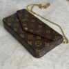 Louis Vuitton Monogram Pochette Felicie Chain Wallet