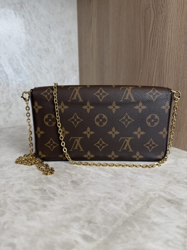 Louis Vuitton Monogram Pochette Felicie Chain Wallet