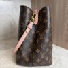 Louis Vuitton Monogram Neonoe MM Rose Ballerine