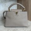 Louis Vuitton Taurillon Capucines BB Galet