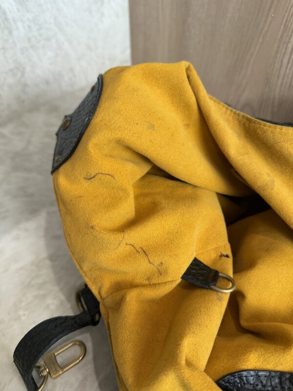Louis Vuitton Black Denim Monogram Denim XL Bag