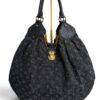 Louis Vuitton Black Denim Monogram Denim XL Bag