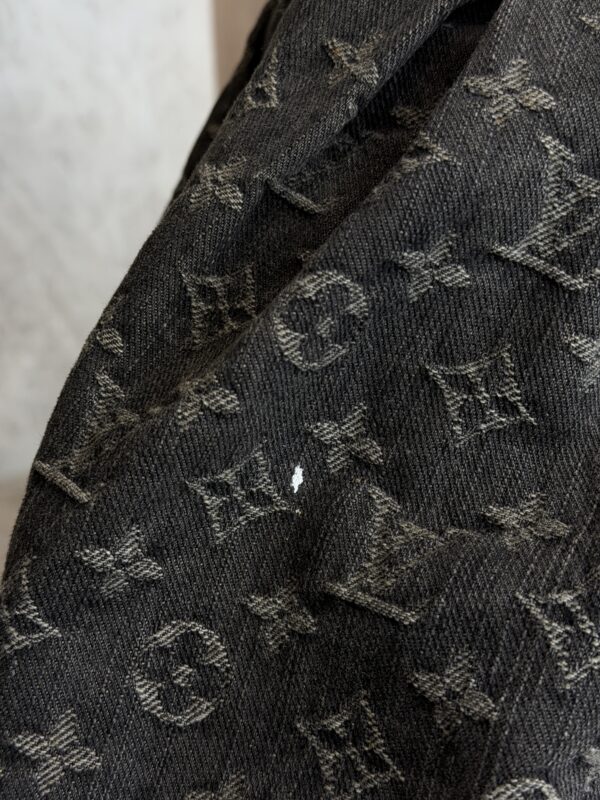 Louis Vuitton Black Denim Monogram Denim XL Bag