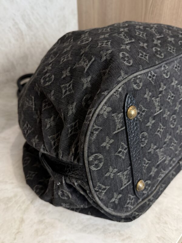 Louis Vuitton Black Denim Monogram Denim XL Bag