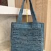 Chloe Woven Raffia Summer Banana Tote Bag